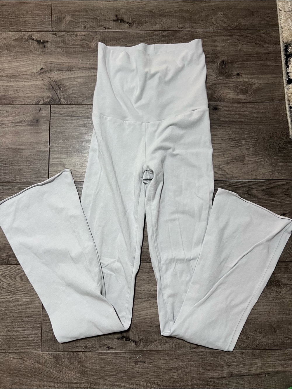 SKIMS White High-Waist Pants